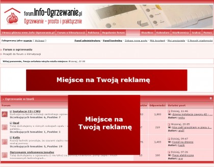 Miejsca reklamowe - SForum